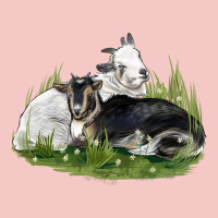 Two Baby Nigerian Dwarf Goat Urban Heavy Tee | Teevron
