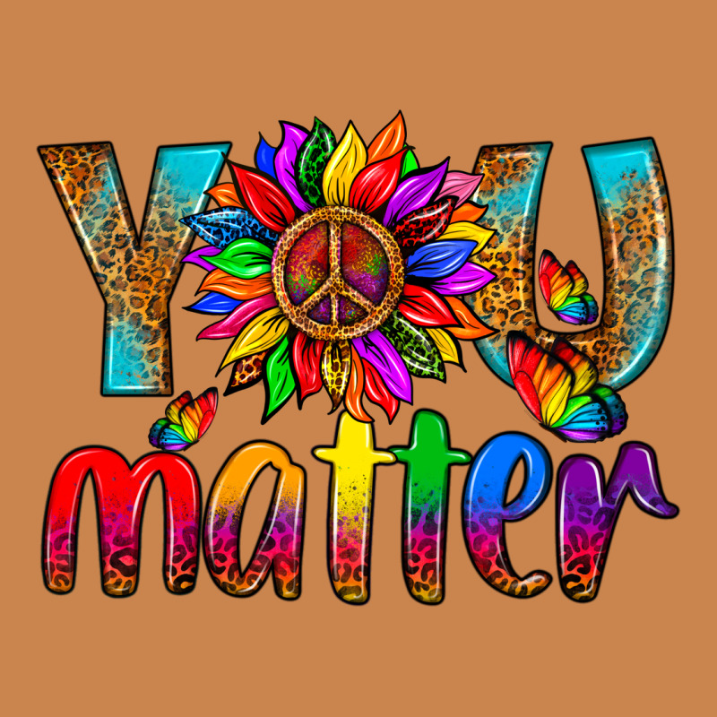Lgbtq+ You Matter With Leopard Heavyweight Hoodie by NancyCooperArtShop | Teevron