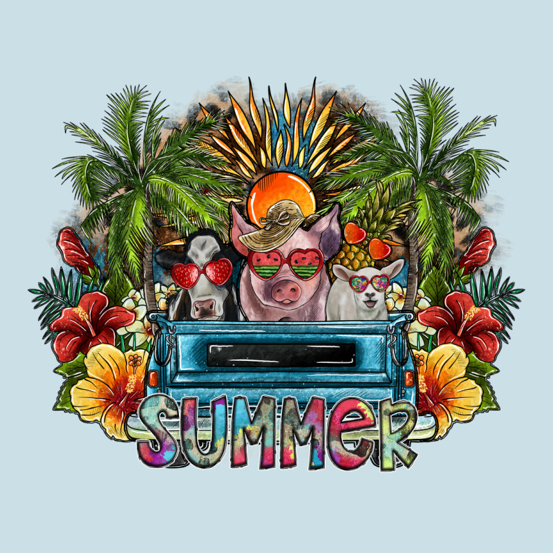 Summer Ladies Tee by SublimationCraftShop | Teevron
