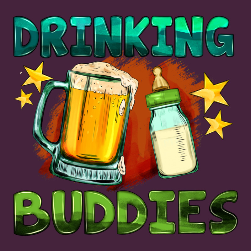 Drinking Buddies With Baby Bottle And Beer Premium Tee by HRA Design Shop | Teevron