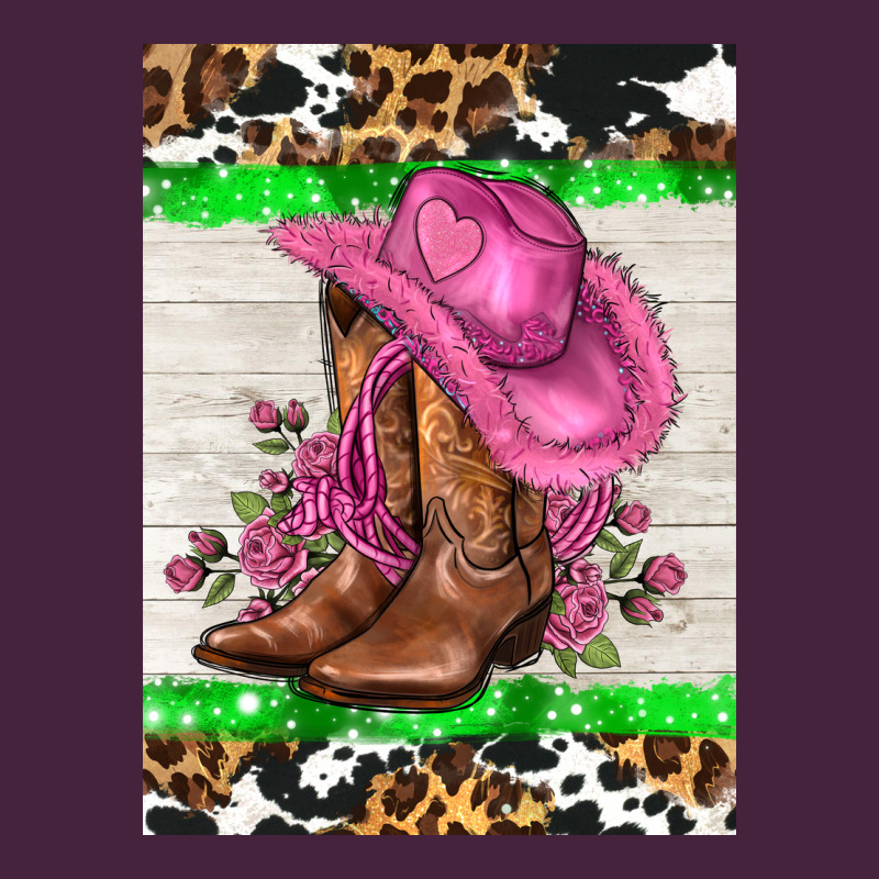 Cowgitl Hat And Roses Premium Tee by AdoDesignShop | Teevron