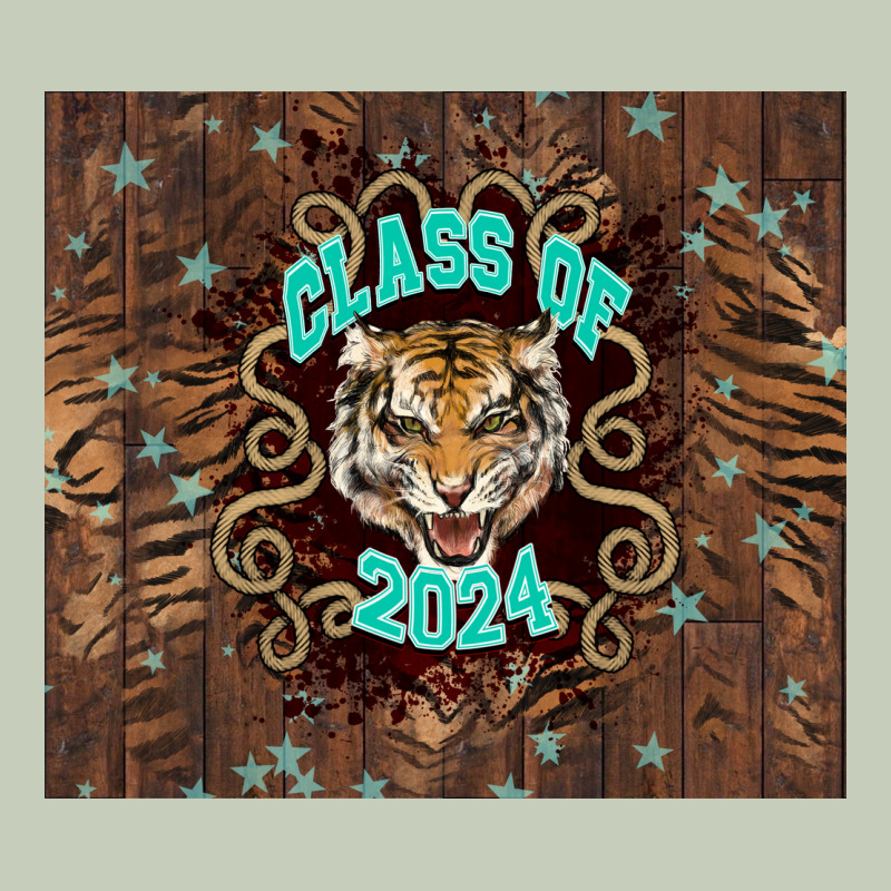 Class Of 2024 Tiger Long Sleeve Tee by NancyCooperArtShop | Teevron
