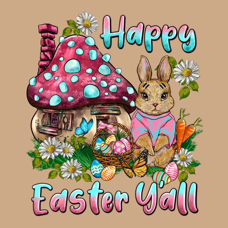 Happy Easter Y'all Rabbit Vintage Hoodie by BarkalooDesign | Teevron
