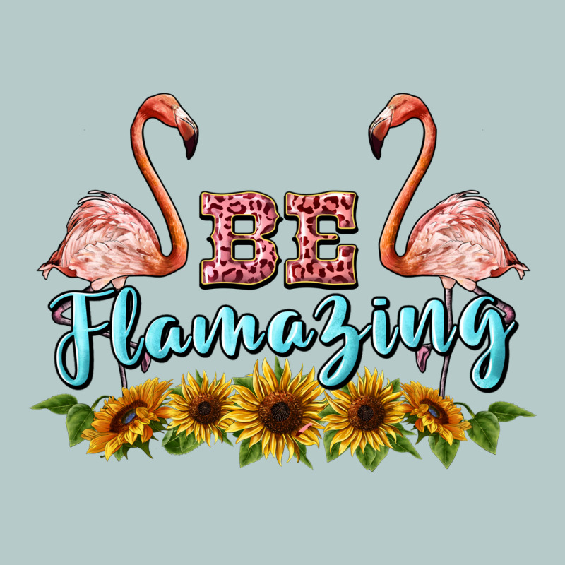 Be Flamezing Flamingo Heavy Core Tee by BarkalooDesign | Teevron