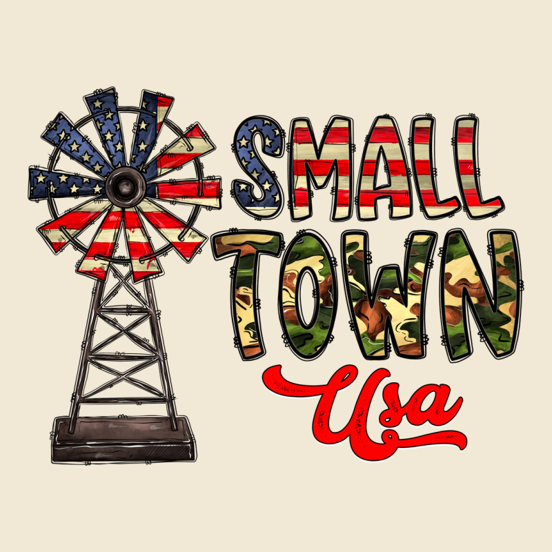 Small Town Usa Premium Tee by CowhideDigitalArt | Teevron