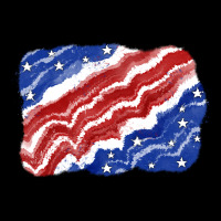 Patriotic Tie Dye Background 4th Of July Ladies Tee | Teevron