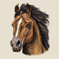 Quarter Horse Portrait Urban Heavy Tee | Teevron