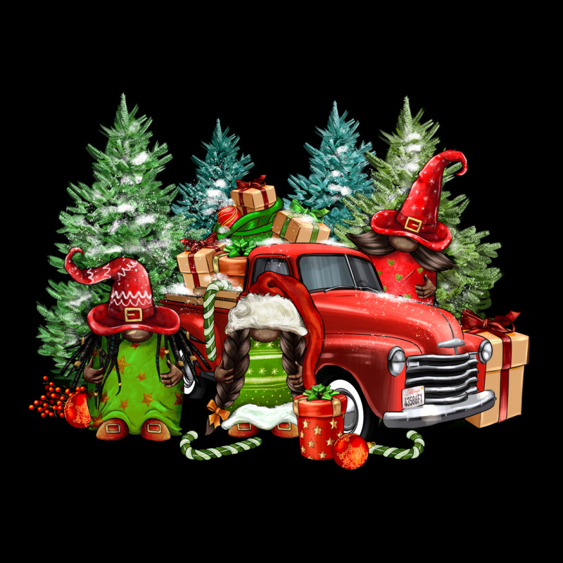 Merry Christmas Truck Afro Gnomies Heavy Core Tee by FaDigitalArtStudio | Teevron