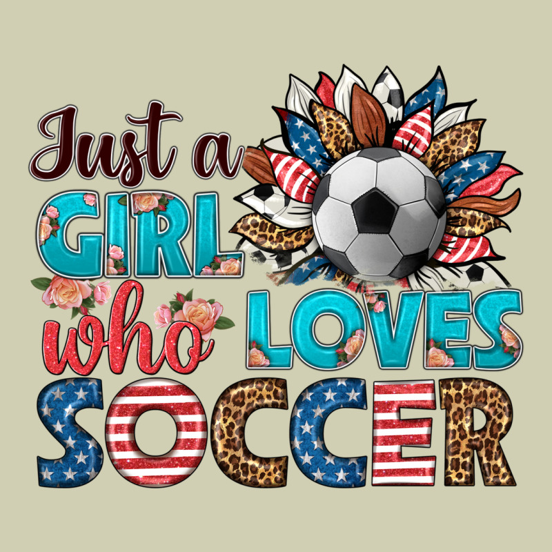 Just A Girl Who Loves Soccer Heavy Core Tee by HRA Design Shop | Teevron