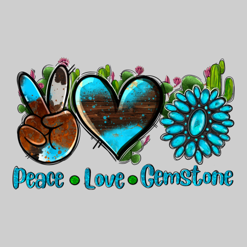 Peace Love  Gemstone Premium Tee by AdoDesignShop | Teevron