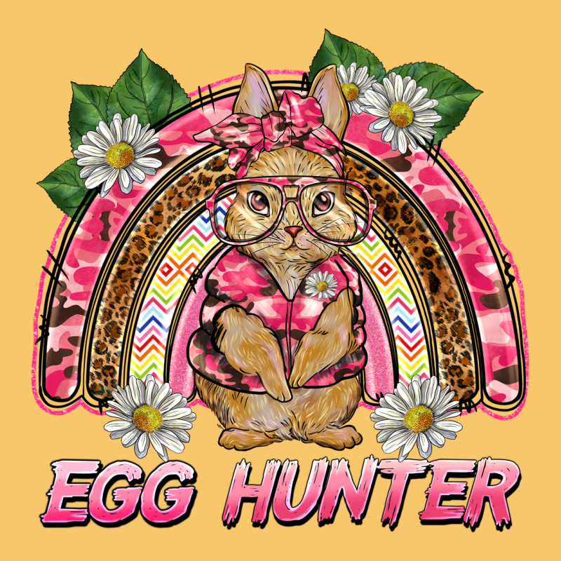 Easter Pink Camouflage Egg Hunter  Bunny Rainbow Vintage Hoodie by BarkalooDesign | Teevron