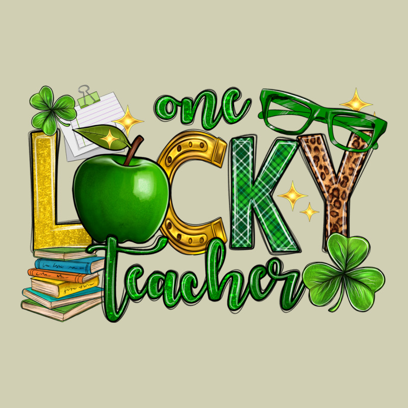 St. Patrick's Day One Lucky Teacher Heavy Core Tee by Neo Western | Teevron