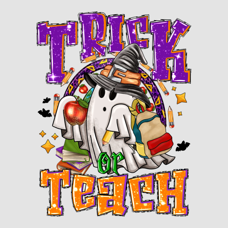 Trick Or Teach Halloween Premium Sweatshirt by NancyCooperArtShop | Teevron