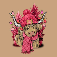 Pink Winter Long Haired Cow Vintage Tee | Teevron