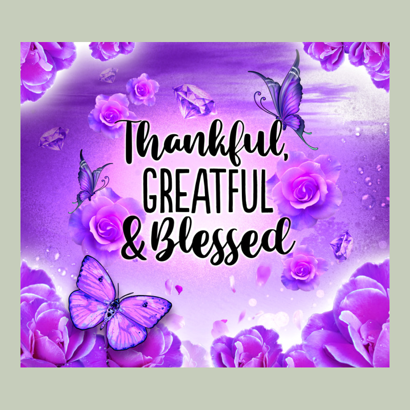 Thankful Greatful Blessed Long Sleeve Tee by NancyCooperArtShop | Teevron