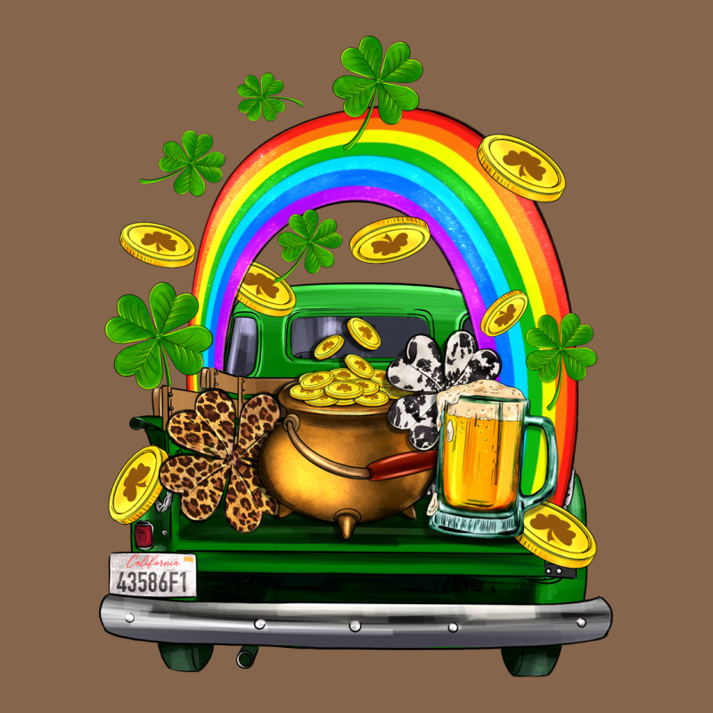 St Patricks Shamrock Gold Beer Truck Premium Tee by FaDigitalArtStudio | Teevron