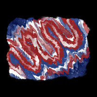Patriotic Tie Dye Background Ladies Tee | Teevron