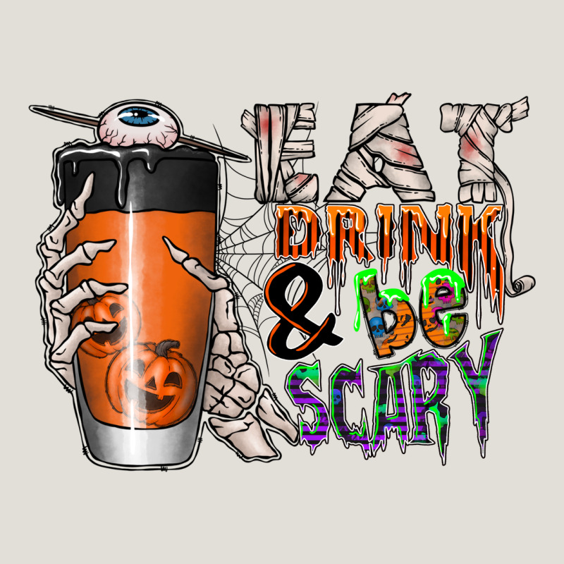 Eat Drink Be Scary Heavy Core Tee by CowhideDigitalArt | Teevron