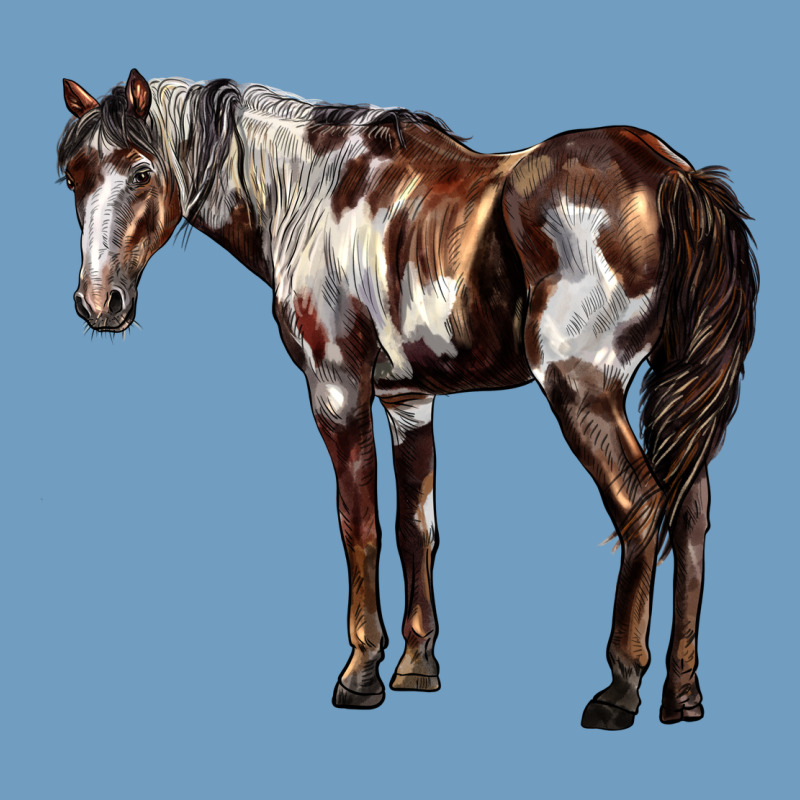 Mustang Horse Urban Heavy Tee by LillyAllenDesigns | Teevron