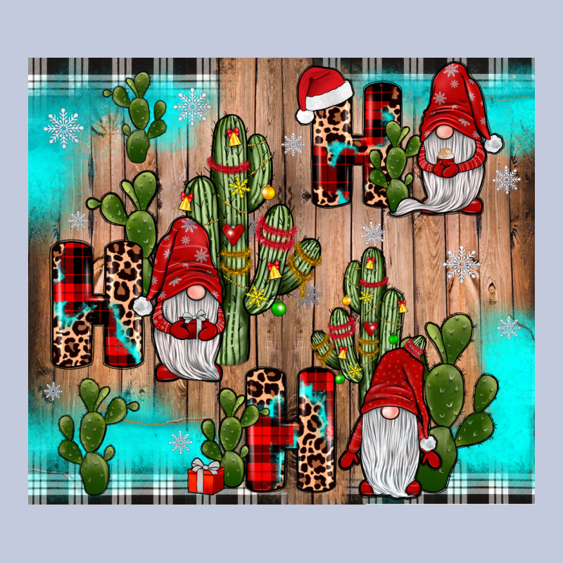 Ho Ho Ho Gnome Long Sleeve Tee by JahusDesignShop | Teevron