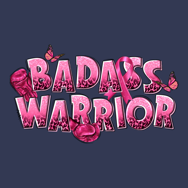 Badass Warrior Breast Cancer Heavyweight Hoodie by NancyCooperArtShop | Teevron