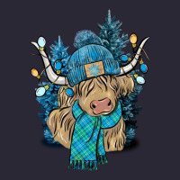 Winter Long Haired Cow Vintage Tee | Teevron