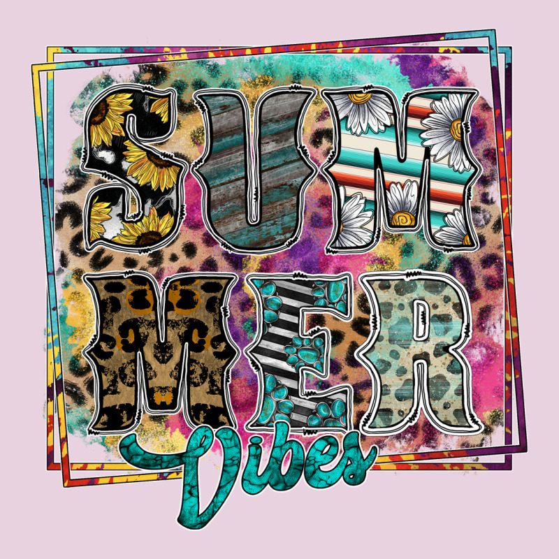 Summer Vibes Ladies Tee by SublimationCraftShop | Teevron