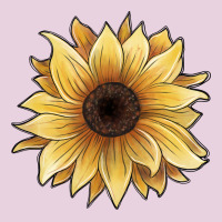 Watercolor Sunflower Ladies Tee | Teevron