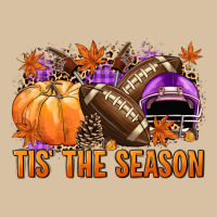 Tis' The Season Football Purple Helmet Heavyweight Hoodie | Teevron