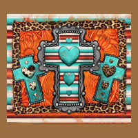Turquoise Gemstone Crosses Vintage Tee | Teevron