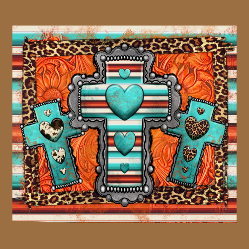Turquoise Gemstone Crosses Vintage Tee by Jasminsmagicworld | Teevron