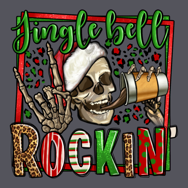 Jingle Bell Rockin Skeleton Christmas Vintage Hoodie by Jasminsmagicworld | Teevron