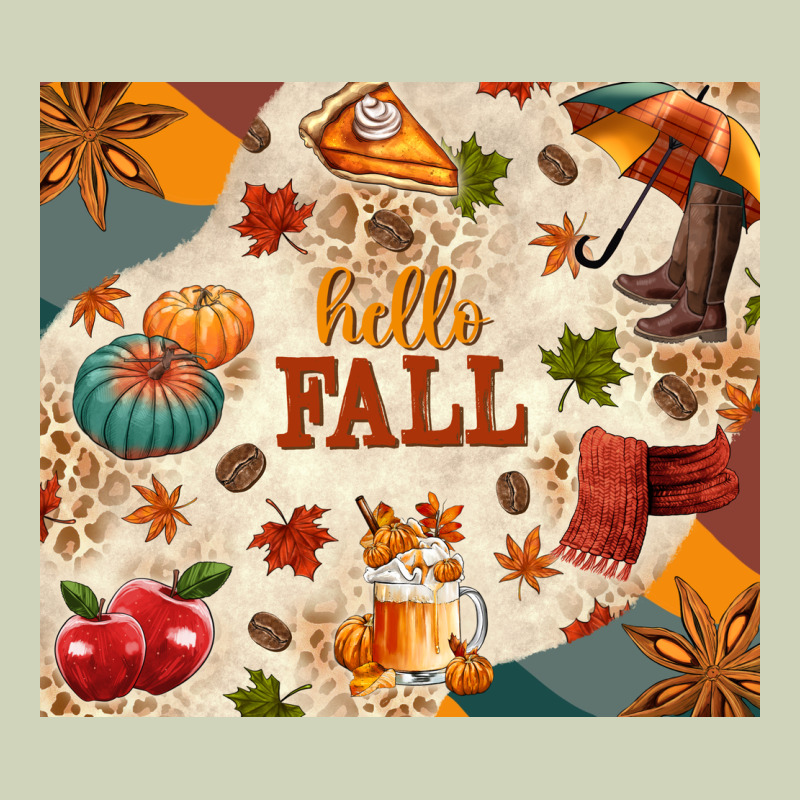 Hello Fall Heavyweight Hoodie by texasbilliewilder | Teevron