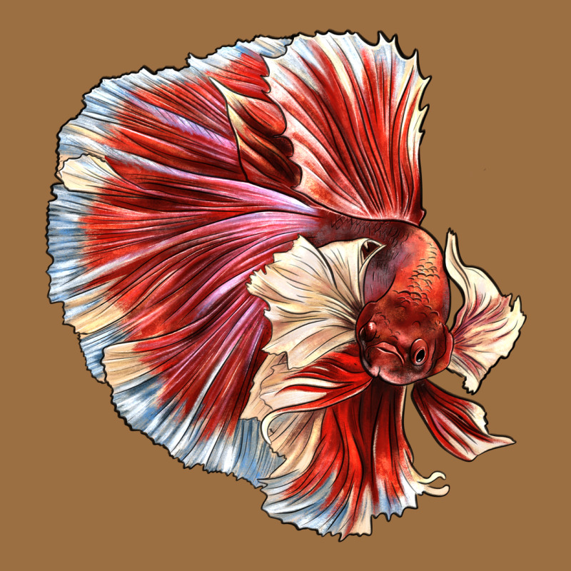 Betta Fish Vintage Tee by LillyAllenDesigns | Teevron