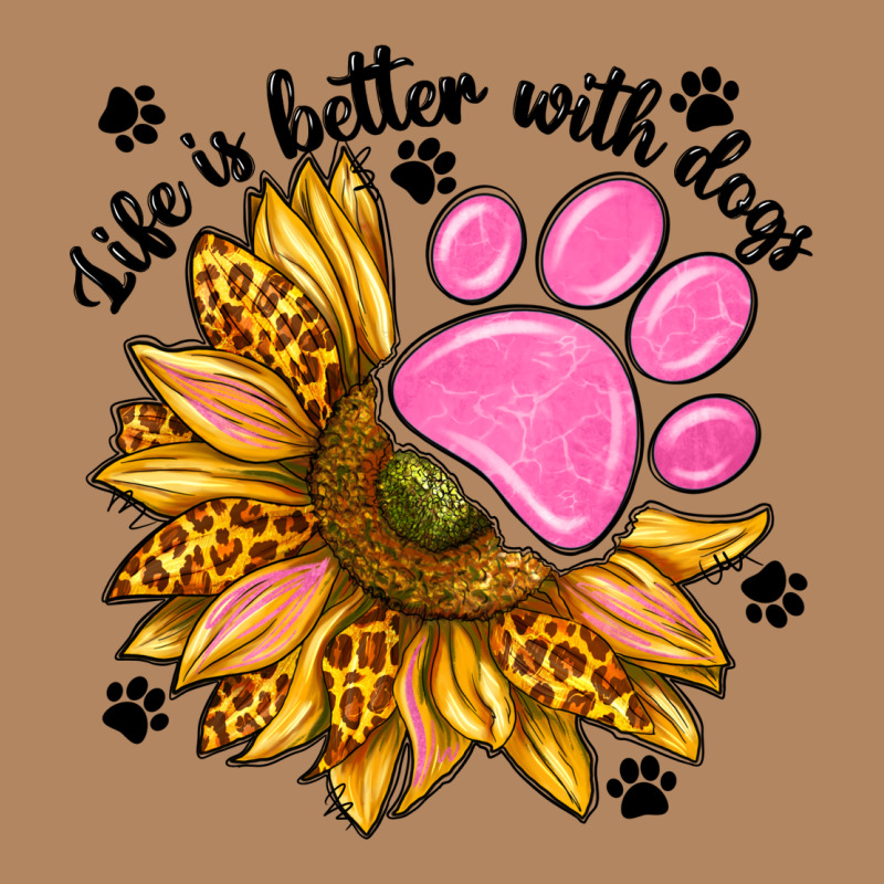 Life Is Better With Dogs Long Sleeve Tee by NancyCooperArtShop | Teevron