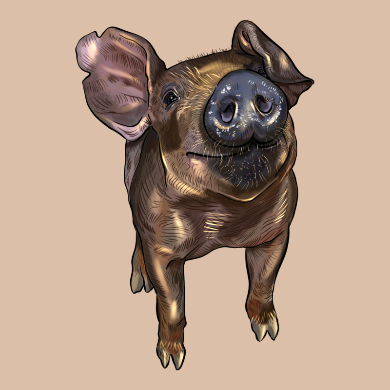 Baby Duroc Pig Urban Heavy Tee by LillyAllenDesigns | Teevron