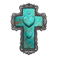 turquoise gemstone cross | Teevron
