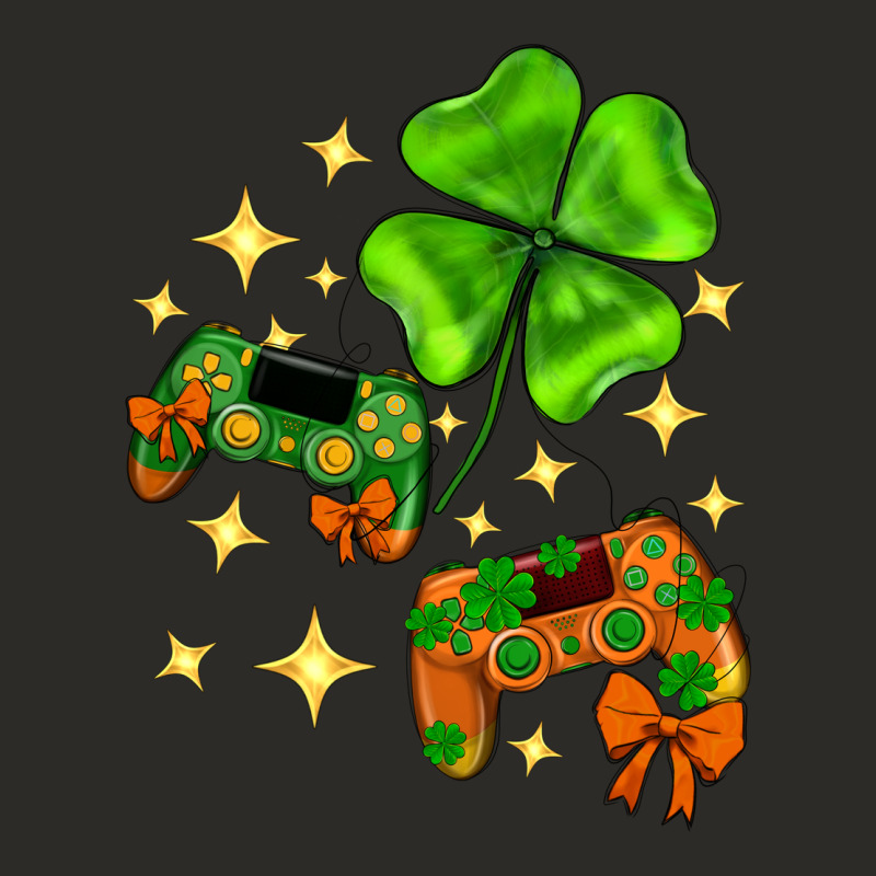 St. Patrick's Day With Game Control And Clover Heavy Core Tee by Neo Western | Teevron