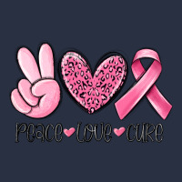 Peace Love Cure Breast Cancer Heavyweight Sweatshirt | Teevron