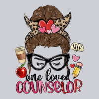 Messy Bun One Loved Counselor Heavyweight Sweatshirt | Teevron