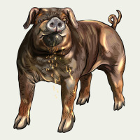 Duroc Pig Urban Heavy Tee | Teevron