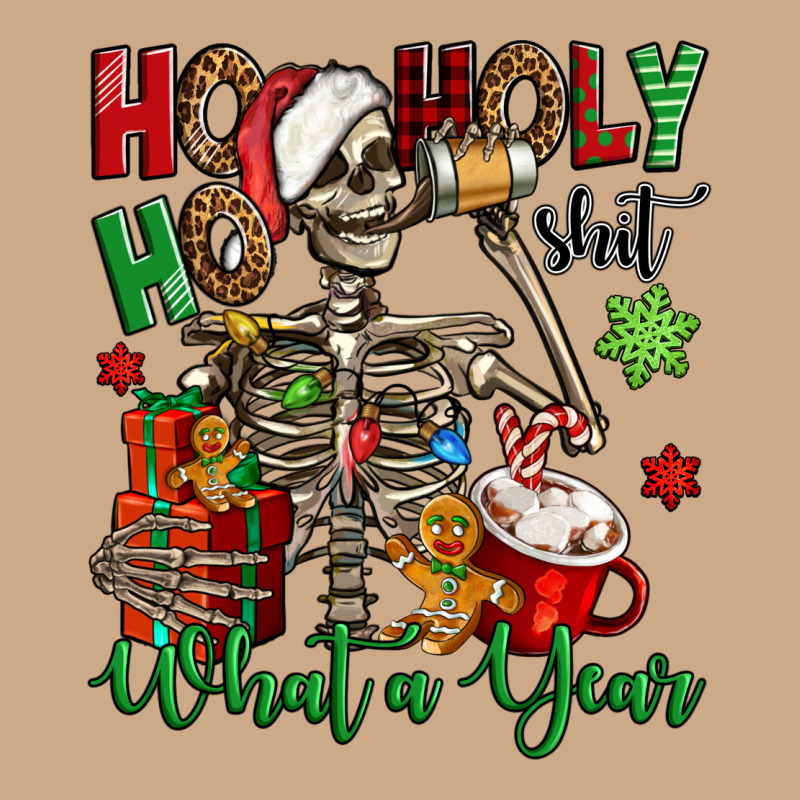 Ho Ho Holy Shit What A Year Christmas Skeleton Vintage Hoodie by Jasminsmagicworld | Teevron