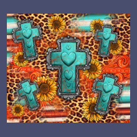 Turquoise Cross Pattern Vintage Tee | Teevron