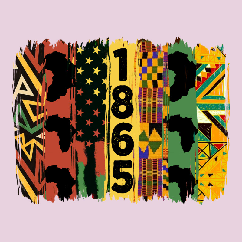 Juneteenth 1865 Brush Stroke Ladies Tee by HRA Design Shop | Teevron