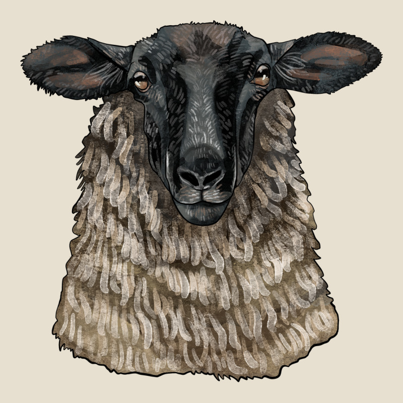 Suffolk Sheep Head Urban Heavy Tee by LillyAllenDesigns | Teevron