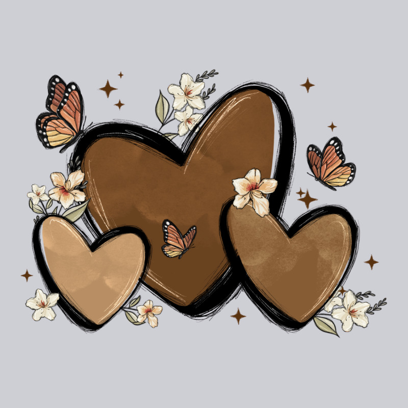 Melanin Hearts Heavyweight Sweatshirt by MaliasSmallBusiness | Teevron