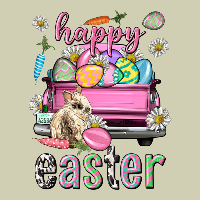 Bunny Happy Easter Truck Easter Day Heavy Core Tee by Neo Western | Teevron