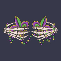 Skeleton Hands Mardi Gras Long Sleeve Tee | Teevron