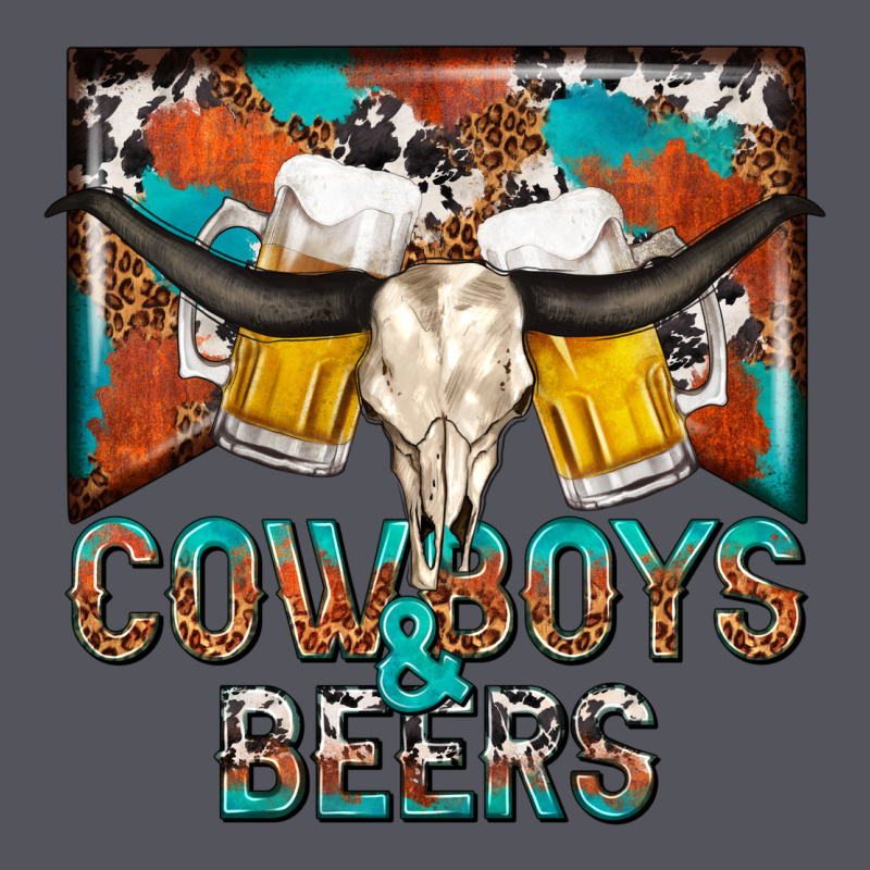 Cowboys And Beers Vintage Hoodie by NancyCooperArtShop | Teevron