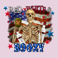 Red White Boozy 4th Of July Ladies Tee | Teevron